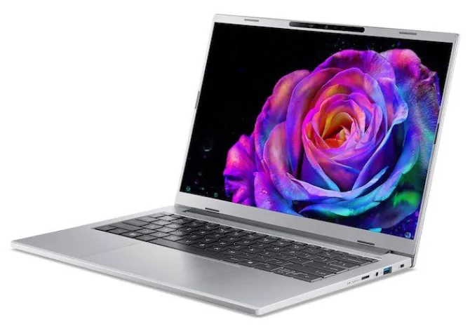 Acer ASPIRE 14 AI A14-53M-543G Copilot+ PC Intel Core Ultra 5 226V Computer portatile 35,6 cm (14") OLED WUXGA 16 GB LPDDR5-SDRAM 512 GB SSD Wi-Fi 7 (802.11be) Windows 11 Home Italiano Argento