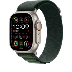Apple Cinturino Alpine Loop Verde – Robusto, Regolabile, Gancio Titanio