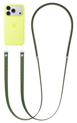 Apple Crossbody Strap Green – Tracolla Regolabile per iPhone, Tessuto Riciclato
