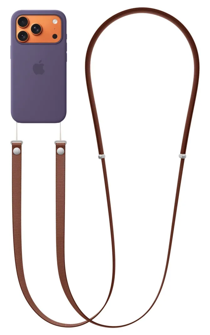Apple Crossbody Strap Sienna – Tracolla Regolabile in Tessuto Riciclato per iPhone
