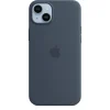 Apple Custodia MagSafe in silicone per iPhone 14 Plus - Blu tempesta