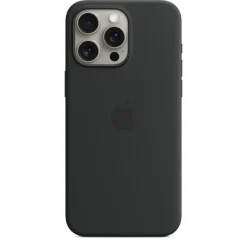 Apple Custodia MagSafe in silicone per iPhone 15 Pro Max - Nero 