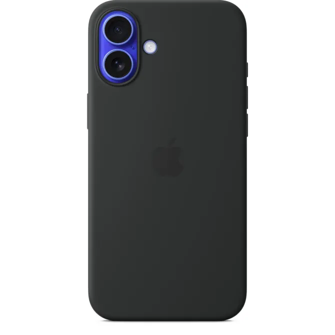 Apple Custodia MagSafe in silicone per iPhone 16 Plus - Nero