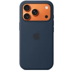 Apple Custodia MagSafe Silicone Blu Scuro per iPhone 17 Pro con Tracolla