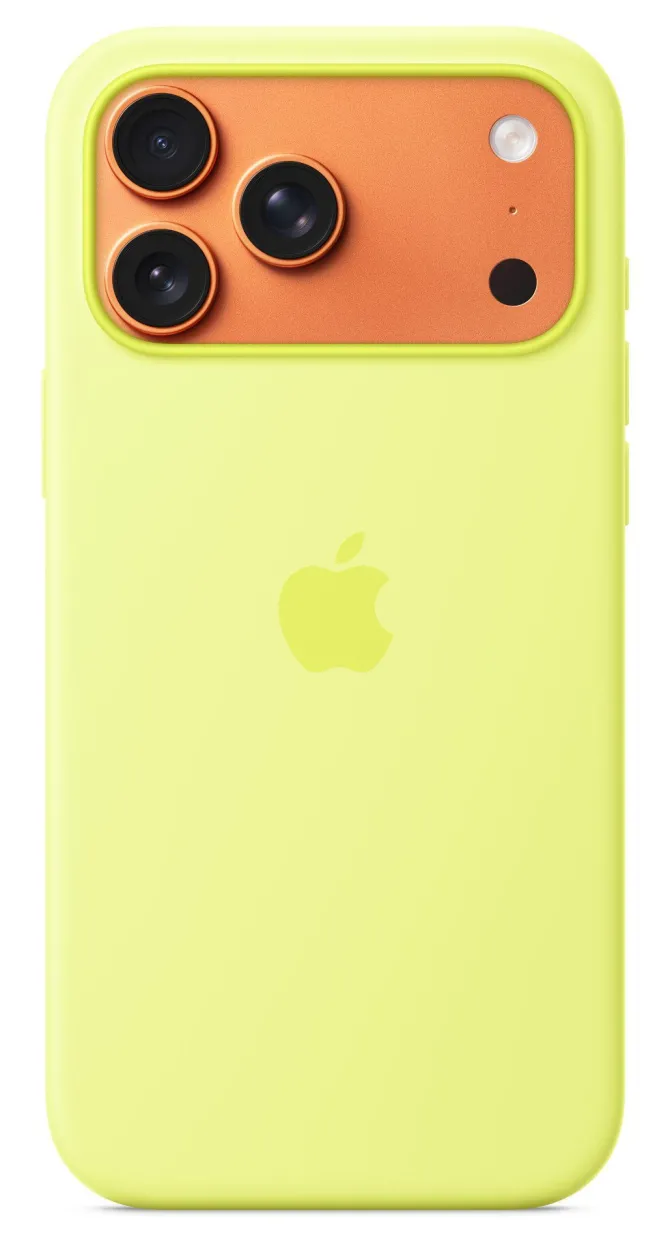 Apple Custodia MagSafe Silicone Giallo per iPhone 17 Pro Max con Tracolla