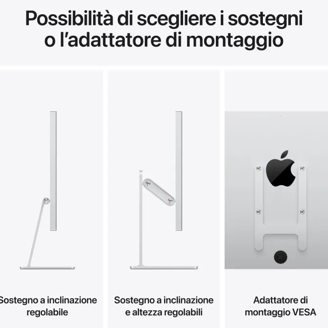 Apple Studio Display 27" 5K Retina con Nano-texture e Stand Regolabile