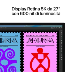 Apple Studio Display - Vetro standard - Sostegno a altezza e inclinazione regolabile MFEW4T/A