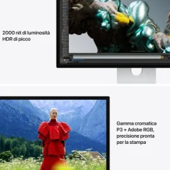 Apple Studio Display XDR - Vetro nanotexture - Sostegno a altezza e inclinazione regolabile MFEP4T/A