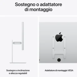 Apple Studio Display XDR - Vetro nanotexture - Sostegno a altezza e inclinazione regolabile MFEP4T/A