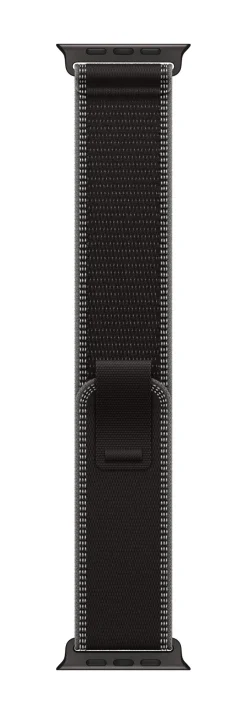 Apple Trail Loop 49mm Nero/Charcoal S/M – Cinturino Nylon Riflettente per Apple Watch