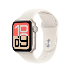 Apple Watch SE 3 GPS, Cassa 40 mm in alluminio galassia con Cinturino Sport galassia - M/L
