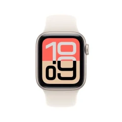 Apple Watch SE 3 GPS, Cassa 40 mm in alluminio galassia con Cinturino Sport galassia - S/M