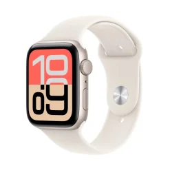 Apple Watch SE 3 GPS, Cassa 44 mm in alluminio galassia con Cinturino Sport galassia - M/L