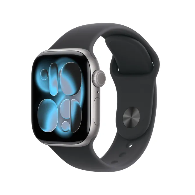 Apple Watch Series 11 GPS 42mm Cassa Alluminio Grigio Siderale con Sport Band Nero M/L
