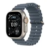 Apple Watch Ultra 3 GPS + Cellular, Cassa in titanio naturale (49 mm) con Cinturino Ocean blu salmastro