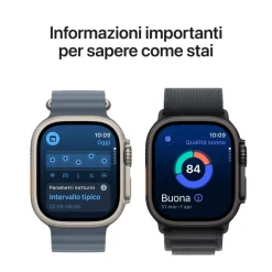 APPLE Watch Ultra 3 GPS + Cellular, Cassa in titanio nero (49 mm) con Cinturino Ocean