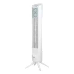 Ardes AR5T802 Ventilatore a torretta, 3 velocità, Timer 120 minuti, Oscillazione laterale automatica - Bianco
