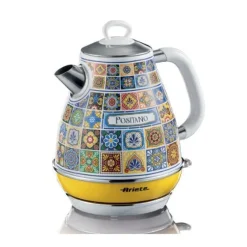Ariete 2869 Bollitore Positano, Bollitore Elettrico, 1,7L, Infusi, the, tisane, Base cordless, Autospegnimento