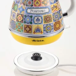 Ariete 2869 Bollitore Positano, Bollitore Elettrico, 1,7L, Infusi, the, tisane, Base cordless, Autospegnimento