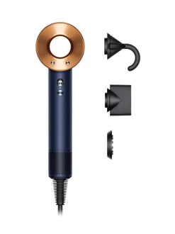 Asciugacapelli Dyson Supersonic™ – Capelli lisci e mossi (Blu di prussia/Rame)
