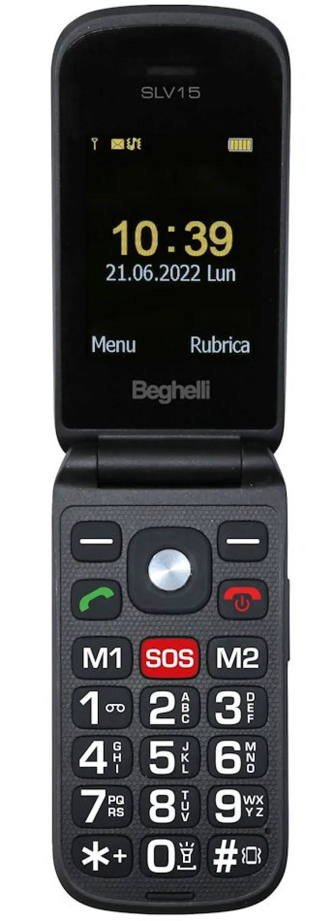 Beghelli Cellulare SLV15 Display TFT 2,4" Nero