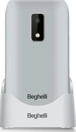 Beghelli Telefono Salvavita per Anziani, Salvalavita Phone SLV30N-GPS Plus Ecodesign - Telefono Tasti Grandi e Pulsante di Emergenza SOS