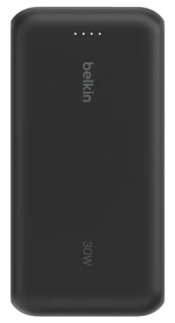 Belkin BoostCharge Powerbank 20000mAh 30W PD Nero con Cavo USB-C Integrato