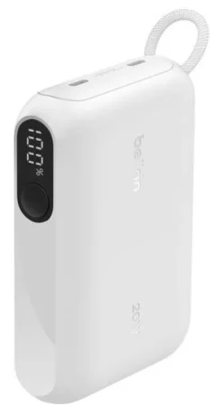 Belkin BPB027HQWH Power Bank 10000 mAh Bianco con 2 Porte USB-C