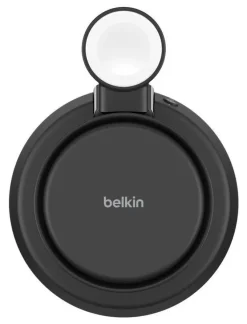 Belkin Qi2 3-in-1 Wireless Charger 25W – Ricarica Rapida per iPhone, Apple Watch e AirPods