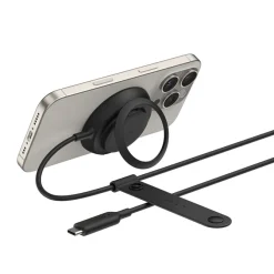 Belkin WIA014HQBK Caricabatteria Magnetico Qi2 25W Nero per Smartphone e Cuffie