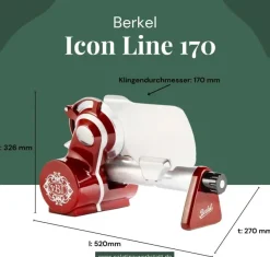 Berkel Icon Line Slicer rosso Affettatrice Icon Collection