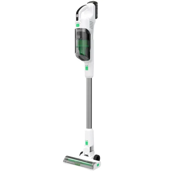 BLACK&DECKER - Aspirapolvere Ricaricabile Reviva 18V 4in1 Bianco/Verde