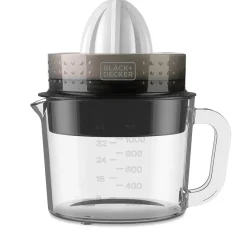 BLACK+DECKER BxcJ30E Spremiagrumi, 30 W, 1 Liter, Bicchiere, Nero