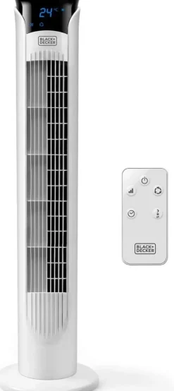 BLACK&DECKER BXEFT48E Ventilatore a Torre Digitale