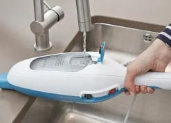 BLACK+DECKER FSMH13E5-QS Lavapavimenti a Vapore Steam-Mop 5in1, Bianco/Blu