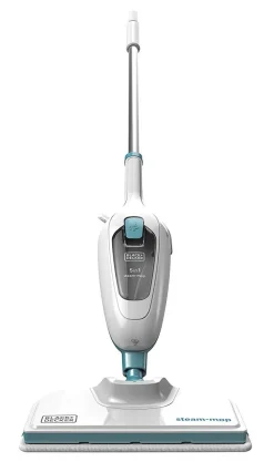 BLACK+DECKER FSMH13E5-QS Lavapavimenti a Vapore Steam-Mop 5in1, Bianco/Blu