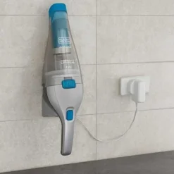 Black & Decker NVC215WA Senza sacchetto Blu, Argento