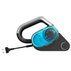 BLACK & DECKER - Scopa elettrica BXMC400E, 400 Watt, filtro HEPA, turbo spazzola, funzione aspirabriciole - Nero e Blu