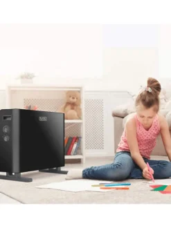Black+Decker - Termoventilatore digitale nero 2000W - BXCSH2000E