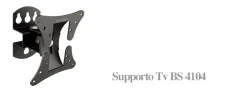 Blunord BS 4104 - Staffa per Tv da 19" a 26", Vesa 100x100, Senza snodo