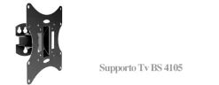 Blunord BS 4105 - Staffa per TV da 19° a 40°, Vesa 200x200, Senza snodo