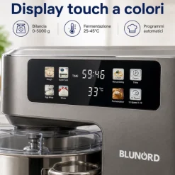 Blunord Planetaria 8 L BLUNORD BLUP4975 DELUXE 2100W con Bilancia Integrata