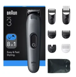 Braun AIO3540 tagliacapelli Nero, Grigio 14 Nichel-Metallo Idruro