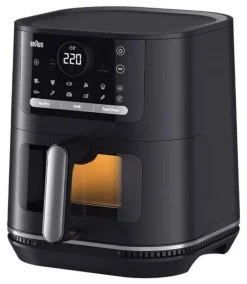 Braun HF 5075 Friggitrice ad Aria Calda 2000W Touch Nero Grigio