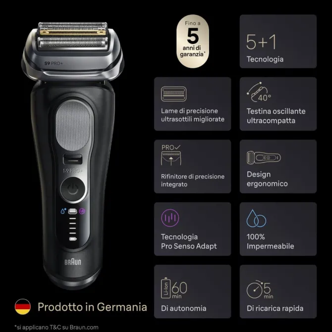 Braun Rasoio SHAVER 9600S
