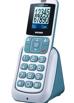 Brondi Amico Home 1.77" Telefono Bianco/Grigio con Vibrazione