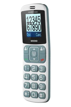 Brondi Amico Home 1.77" Telefono Bianco/Grigio con Vibrazione