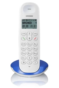 brondi telefono cordless lotus blu
