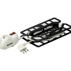 Bticino - 3633DB - Prolunga Multipresa elettrica 3 prese 3 metri - Bianco
