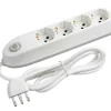 bticino Poker prolunghe e multiple 1,5 m 4 presa(e) AC Interno - Bianco